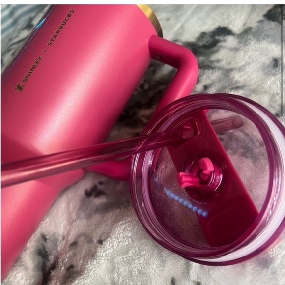 Starbucks X Stanley Holiday Christmas Edition 40FL OZ Quencher Rare - Picture 2 of 11